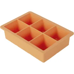 Eiswürfelform Kitty Orange Kunststoff 12 cm 25.5 cm - Material: Platin-Silikon - Eiswürfelform