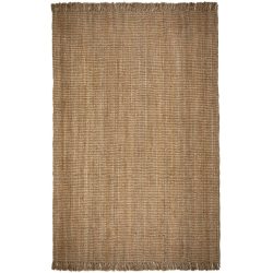 Teppich Tsumugi Braun Jute 230 cm 160 cm - Farbe: Natural - Teppich