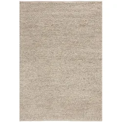 Teppich Lareni Beige/Grau Wolle/Polyester 230 cm 160 cm - Farbe: Natural - Material: Wolle, Polyester - Teppich