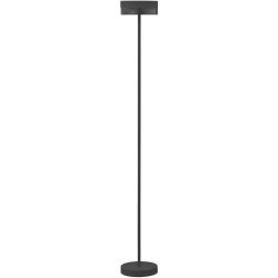 Stehlampe Mesh Schwarz Metall 16 cm 120 cm - LED - Lichtfarbe: Extra warmweiss - Stehlampe- LED Energiesparlampe
