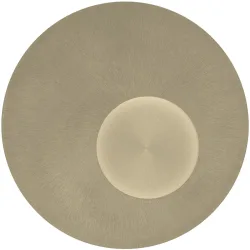 Deckenlampe Stella Beige Metall 60 cm 4 cm - Farbe: sand - LED - Lichtfarbe: Extra warmweiss - Kaltes Tagesweiss - Deckenlampe- LED Energiesparlampe