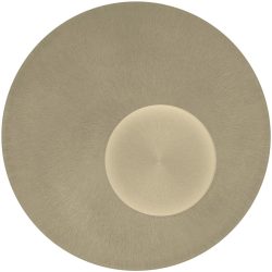 Deckenlampe Stella Beige Metall 60 cm 4 cm - Farbe: sand - LED - Lichtfarbe: Extra warmweiss - Kaltes Tagesweiss - Deckenlampe- LED Energiesparlampe
