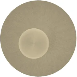 Deckenlampe Stella Beige Metall 45 cm 4 cm - Farbe: sand - LED - Lichtfarbe: Extra warmweiss - Kaltes Tagesweiss - Deckenlampe- LED Energiesparlampe