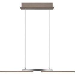 Pendellampe More Bronze Metall 87 cm 200 cm - LED - Lichtfarbe: Extra warmweiss - Helles Neutralweiss - Pendellampe- LED Energiesparlampe