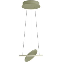 Pendellampe Haley Beige Metall 35 cm 180 cm - Farbe: sand - LED - Lichtfarbe: Extra warmweiss - Kaltes Tagesweiss - Pendellampe- LED Energiesparlampe