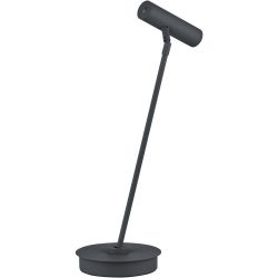 Tischlampe Tom Pro Schwarz Metall 47.5 cm - LED - Lichtfarbe: Extra warmweiss - Helles Neutralweiss - Tischlampe- LED Energiesparlampe