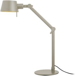 Tischlampe Medo Beige Metall 22 cm 93 cm - Farbe: sand - Tischlampe