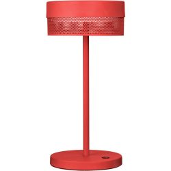 Tischlampe Mesh Orange Metall 14.5 cm 30 cm - Farbe: peach - LED - Lichtfarbe: Extra warmweiss - Tischlampe- LED Energiesparlampe