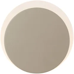 Wandlampe Sun-B Beige Metall 15 cm 15 cm - Farbe: sand - LED - Lichtfarbe: Extra warmweiss - Wandlampe- LED Energiesparlampe