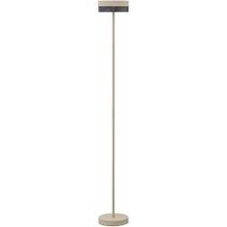Stehlampe Mesh Beige/Braun Metall 16 cm 120 cm - Farbe: sand - LED - Lichtfarbe: Extra warmweiss - Stehlampe- LED Energiesparlampe