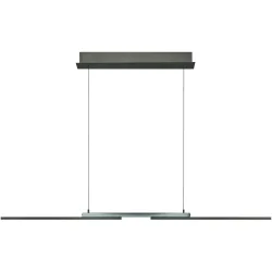 Pendellampe More Bronze Metall 130 cm 200 cm - LED - Lichtfarbe: Extra warmweiss - Helles Neutralweiss - Pendellampe- LED Energiesparlampe