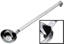 Schöpflöffel Contacto Bander Silber Edelstahl Rostfrei 18/10 6 cm 6 cm - Material: Edelstahl 18/10 - Schöpflöffel