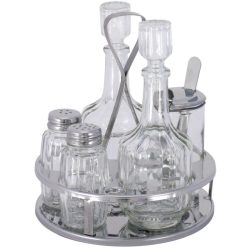 Contacto Bander Silber Edelstahl 0 cm 16.5 cm - Öl- und Essigspender