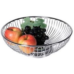Brotkorb Contacto Bander Silber Edelstahl 17 cm 17 cm - Brotkorb