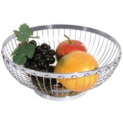 Brotkorb Contacto Bander Silber Edelstahl 24 cm 24 cm - Brotkorb