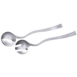 Salatbesteck Contacto Bander Silber Edelstahl - Salatbesteck