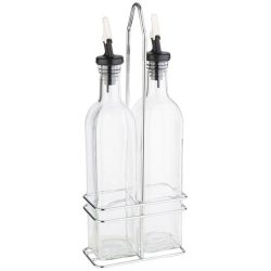Öl- und Essigspender Aps Transparent Glas/Edelstahl/Metall 7 cm 34 cm - Öl- und Essigspender