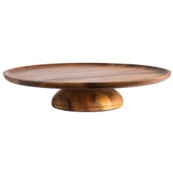 APS Tortenständer Acacia Braun Holz 38.5 cm 8 cm - Material: Akazienholz - Tortenständer