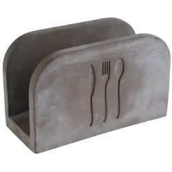 APS Serviettenhalter Element - Farbe: Silber - Material: Schiefer - Serviettenhalter
