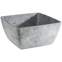 APS Schüssel Element Silber Kunststoff 25 cm 12 cm - Material: Melamin