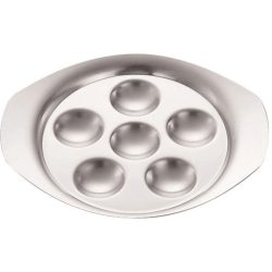 Servierplatte Piazza Silber Edelstahl - Servierplatte