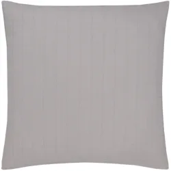 Flair Kissenbezug Damast Grau/Braun Baumwolle 65 cm 65 cm - Farbe: taupe - Kissenbezug