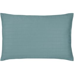 Flair Kissenbezug Damast Cyan Baumwolle 50 cm 70 cm - Farbe: Mint - Kissenbezug