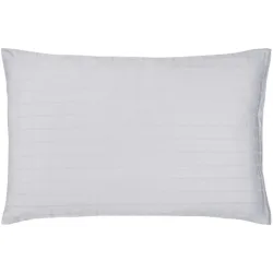 Flair, Flair Kissenbezug Damast Weiss Baumwolle 65 cm 100 cm - Kissenbezug