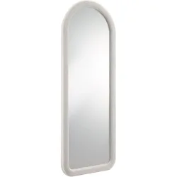 Spiegel Foliano Beige Glas/Polyester 60 cm 160 cm - Material: Spiegelglas/Kunstfell (100% Polyester) - Spiegel