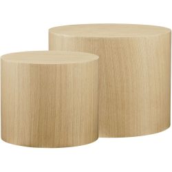 Salontisch Sontalis Braun MDF 48 cm - Farbe: natur - Material: Eiche China - Salontisch