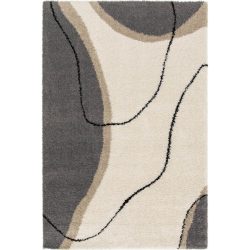 Teppich Eika Beige/Grau/Schwarz 160 cm 230 cm - Material: Polypropylen - Teppich