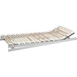 Topswiss Einlegerahmen Flex Deluxe 2 Weiss Holz 180 x 200 cm Höhenverstellbar (manuell) - Schweizer Möbelhersteller - Einlegerahmen
