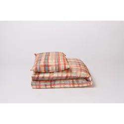 Journey Living Duvetbezug Dunwich Rot Baumwolle 200 cm - Farbe: brick - Material: Bio Baumwolle - Duvetbezug