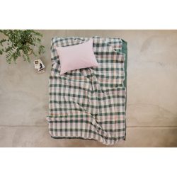 Lavie Bettüberwurf Caja Grün Baumwolle/Polyester 270 cm 170 cm - Farbe: dunkelgrün - Material: Polyester/Baumwolle - Bettüberwurf