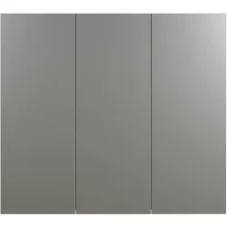 Spiegelschrank Garfield Grau Holz 90 cm 20 cm 80 cm - Farbe: anthrazit - Material: Holzwerkstoff - Spiegelschrank