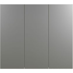 Spiegelschrank Garfield Grau Holz 90 cm 20 cm 80 cm - Farbe: anthrazit - Material: Holzwerkstoff - Spiegelschrank