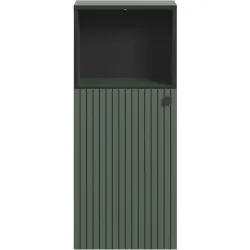 Badezimmerschrank Garfield Grün Holz 40 cm 95 cm 31 cm - Farbe: Olivgrün - Material: Holzwerkstoff - Badezimmerschrank