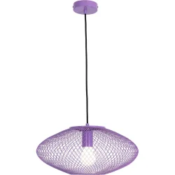 Pendellampe Amour Lila Metall 40 cm 150 cm - Pendellampe