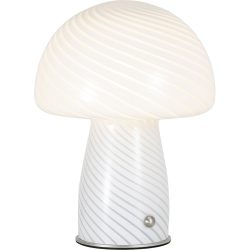 Tischlampe Cala Glas weiss G9 5W LED - LED - Lichtfarbe: Warmweiss - Tischlampe- LED Energiesparlampe
