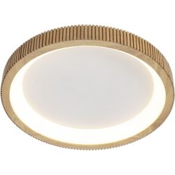 Deckenlampe Casina Weiss Holz/Kunststoff 50 cm 12 cm - LED - Lichtfarbe: Extra warmweiss - Deckenlampe- LED Energiesparlampe