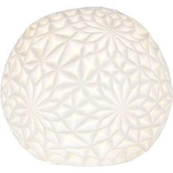 Tischlampe Canolo Weiss Keramik/Metall 16 cm 16 cm - Tischlampe