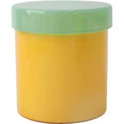 Kerze Grün/Gelb Glas/Wachs 10.2 cm - Farbe: gelb/grün - Kerze