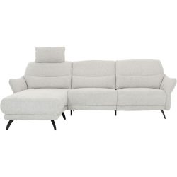 Ecksofa Nufenen Beige Polyester 256 cm 156 cm - Ecksofa