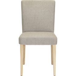 Stuhl Varena Braun Holz/Stoff 45 cm - Farbe: braun, - Material: Eiche massivholz/Stoff - Stuhl