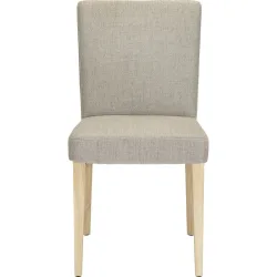 Stuhl Varena Braun Holz/Stoff 45 cm - Farbe: braun, - Material: Eiche massivholz/Stoff - Stuhl