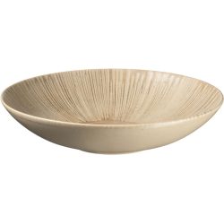 Teller tief Terra Braun Steinzeug 22 cm - Farbe: Hellbraun - Teller tief