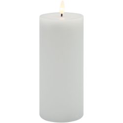 Kerze Pastel & Contrast Wachs - Farbe: Weiss - Kerze