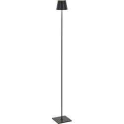 Stehlampe Aline Schwarz Aluminium 120 cm 15 cm - LED - Lichtfarbe: Extra warmweiss - Stehlampe- LED Energiesparlampe