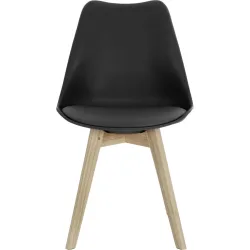 Stuhl Eloise Schwarz Kunststoff 48 cm - Material: Polypropylen - Stuhl