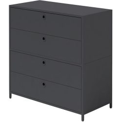 Sideboard Chloé Schwarz Metall 80 cm 80 cm - Möbel Konfigurator: Traummöbel individuell zusammenstellen - Sideboard